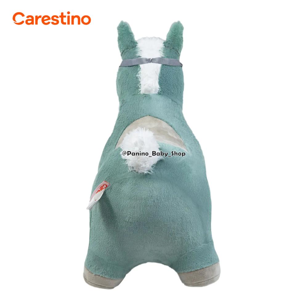 Saltarín Peluche Inflable para Bebé CARESTINO -ZOO- Caballo Verde ZOO-002