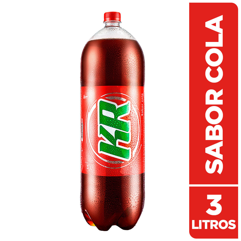 Gaseosa KOLA REAL Negra Botella 3L