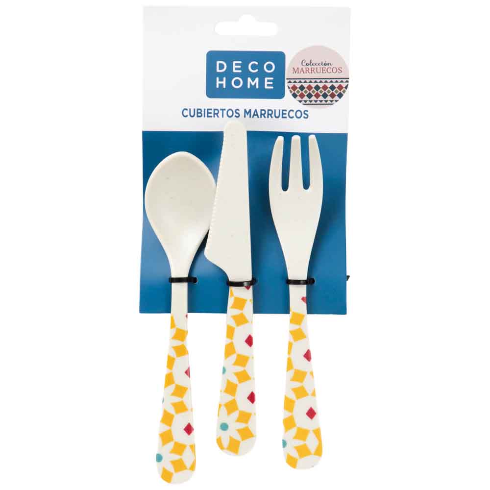 Set Cubiertos DECO HOME x3un Marruecos