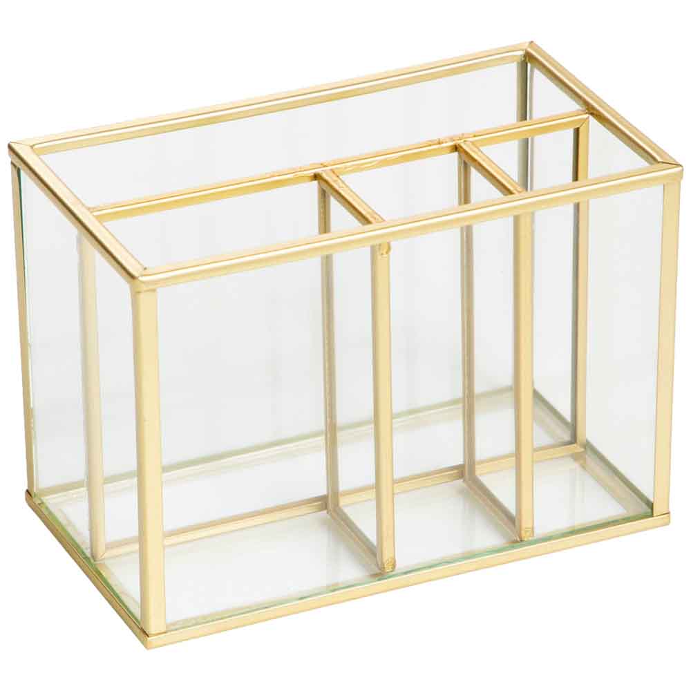 Organizador Dorado Vidrio DECO HOME Ave