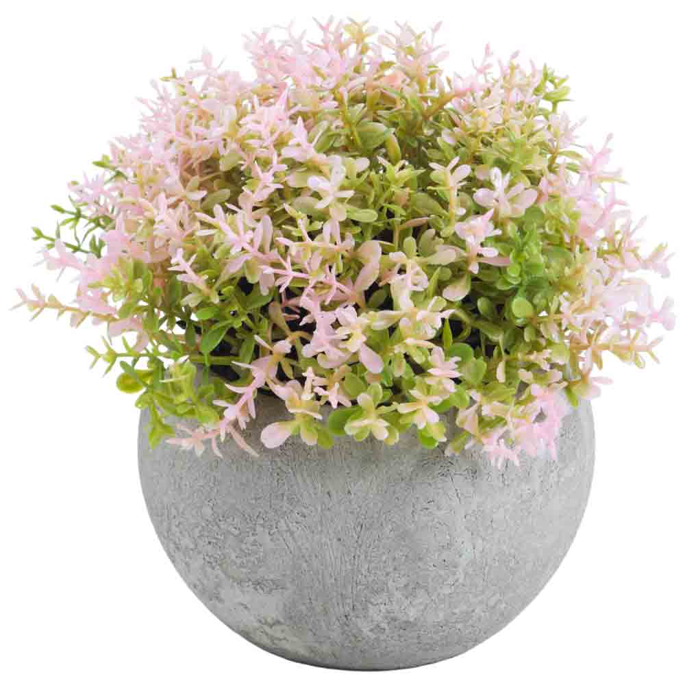 Mini Maceta Con Flores DECO HOME Ave