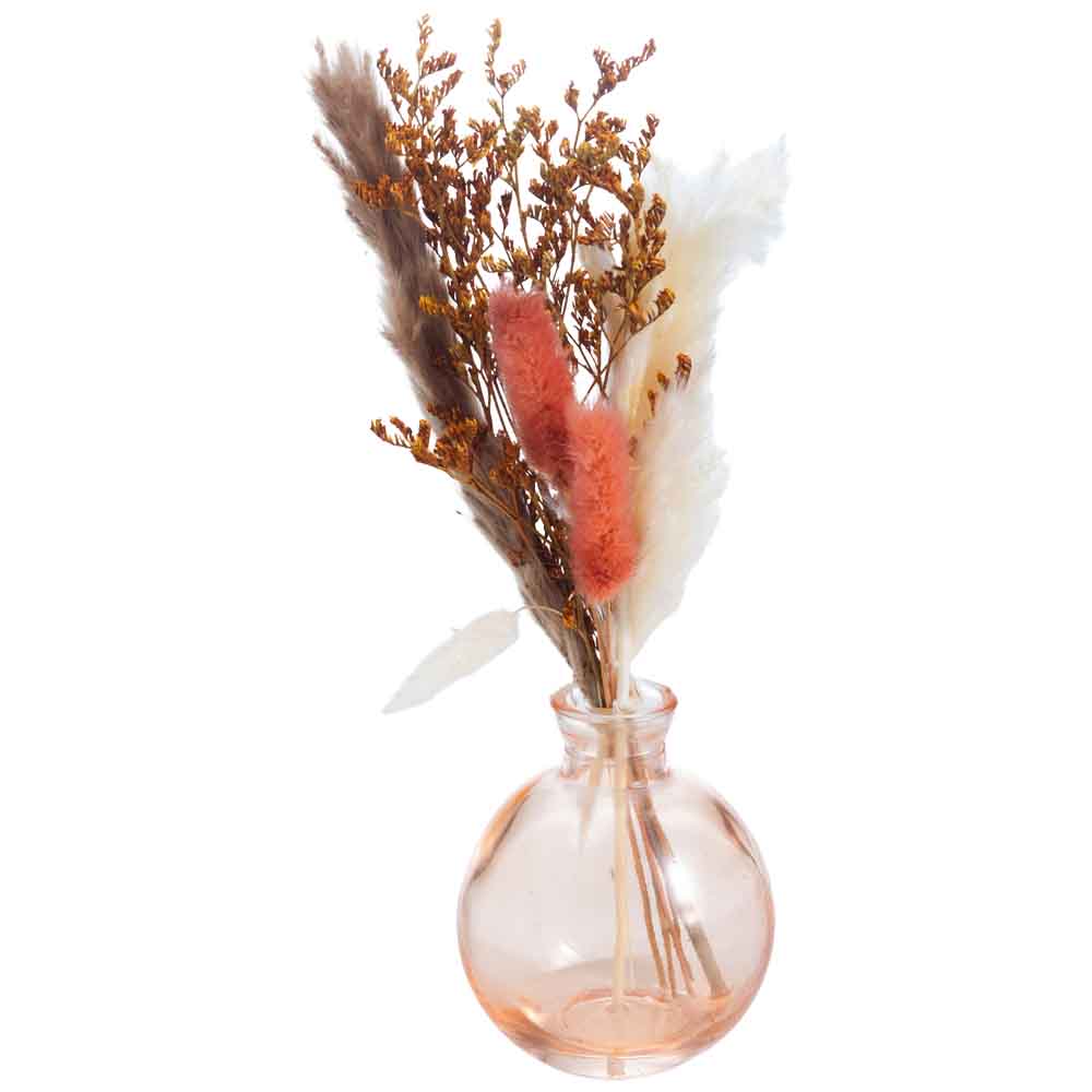 Florero DECO HOME con Flor Ave