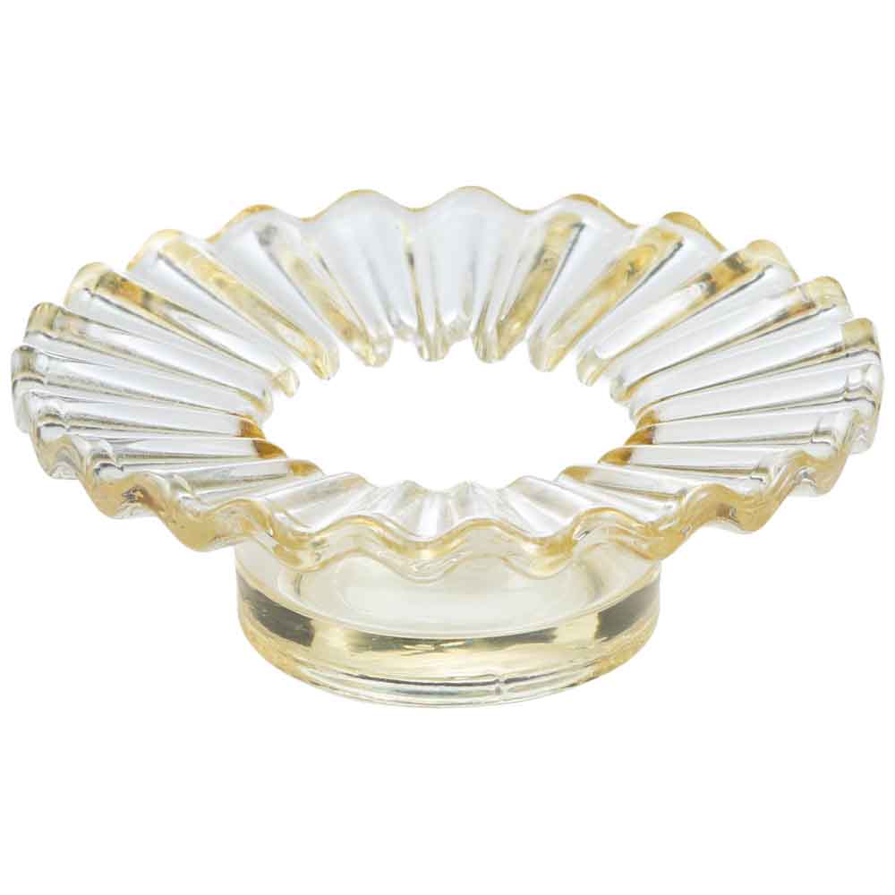 Portavela de Vidrio Amarillo DECO HOME Marruecos