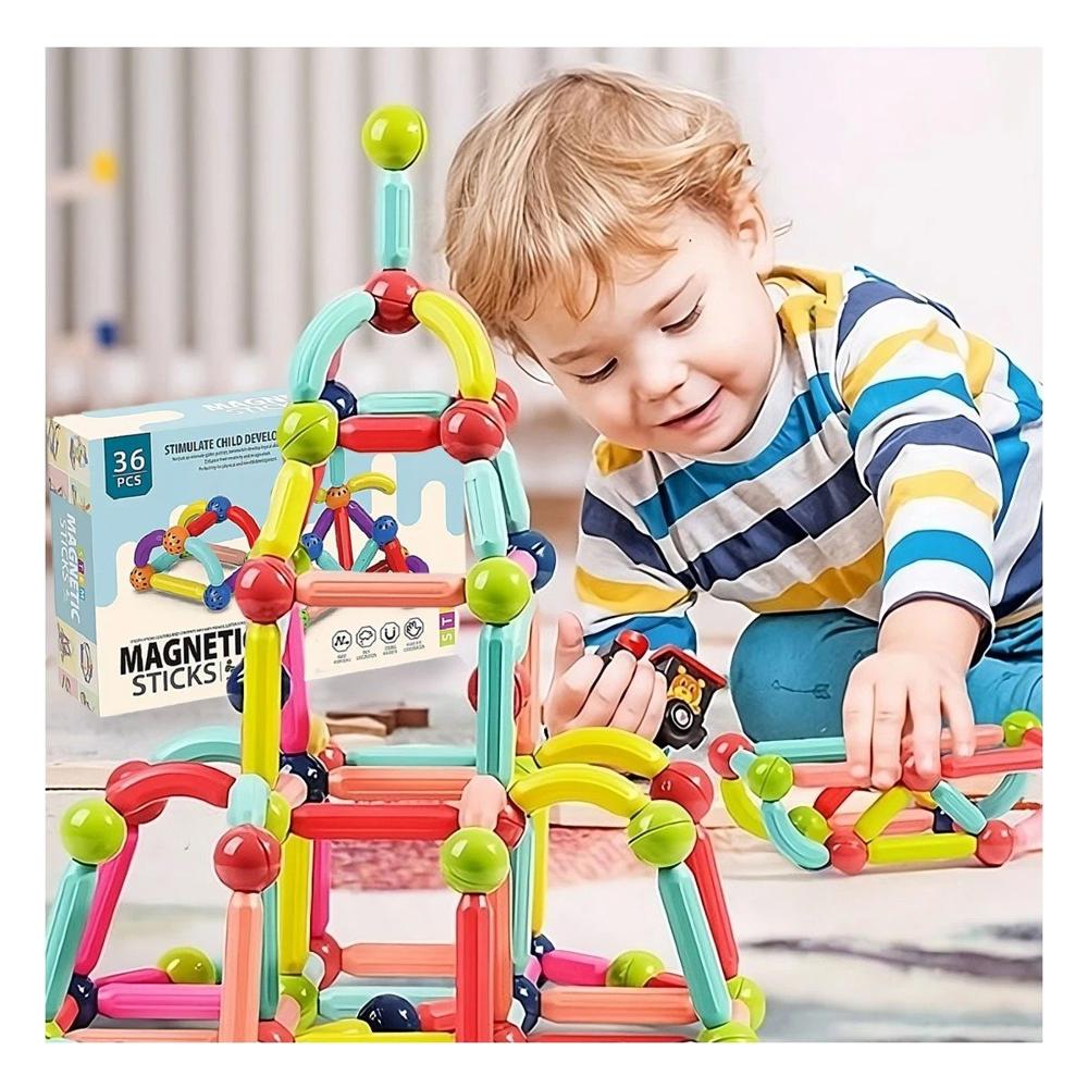 Kit Magnetico Educativo con Piezas Creativas para Aprender Jugando en el Hogar Y+Papel Regalo