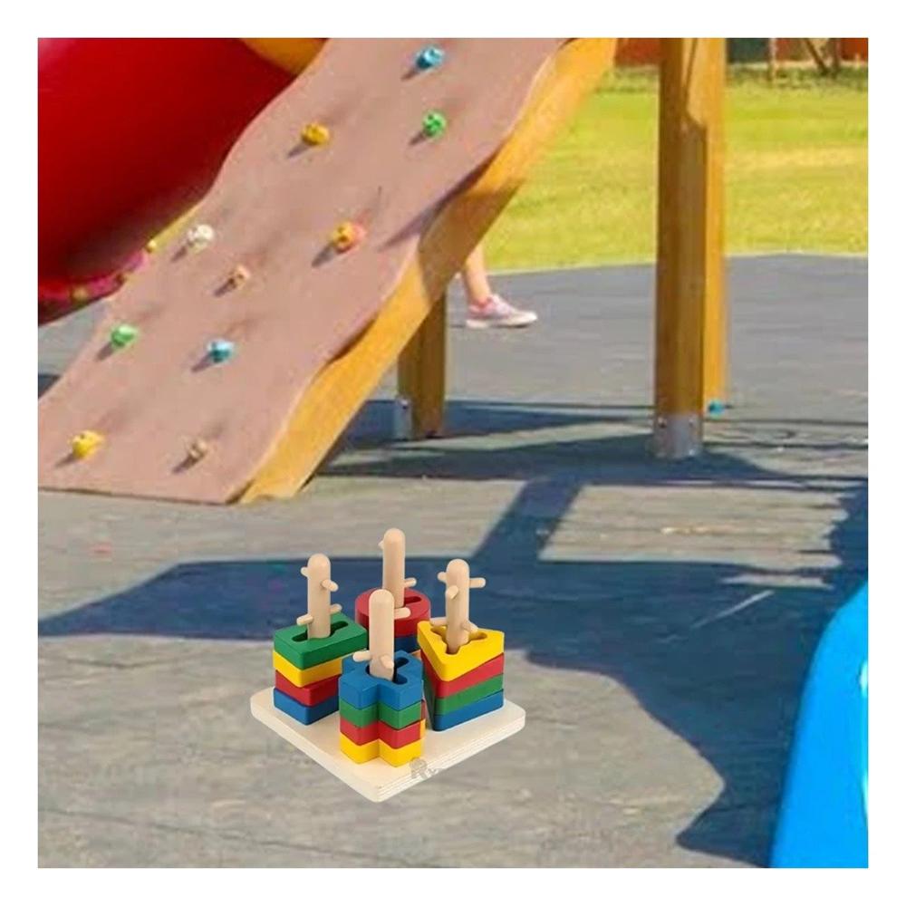 Juguete Didactico Encaje para Ninos Alegre y Creativo Y+Papel Regalo