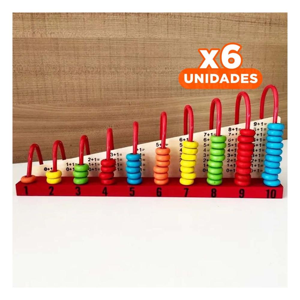 Pack6 Rack de Calculos para Hogar con Diseno Funcional en Decoracion Blanca Y+Papel Regalo