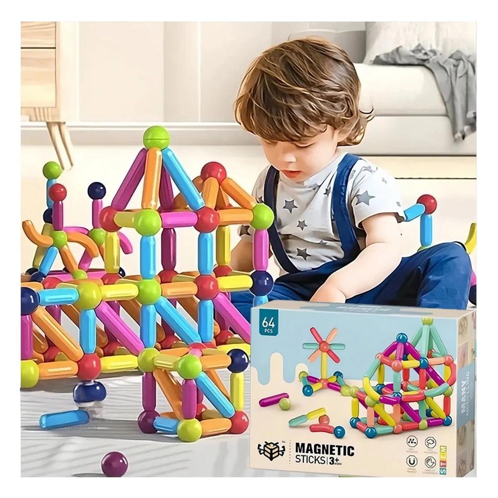 Pack Magnetico Piezas para Creatividad Educativa y Uso Diario en Casa Peru Y+Post It