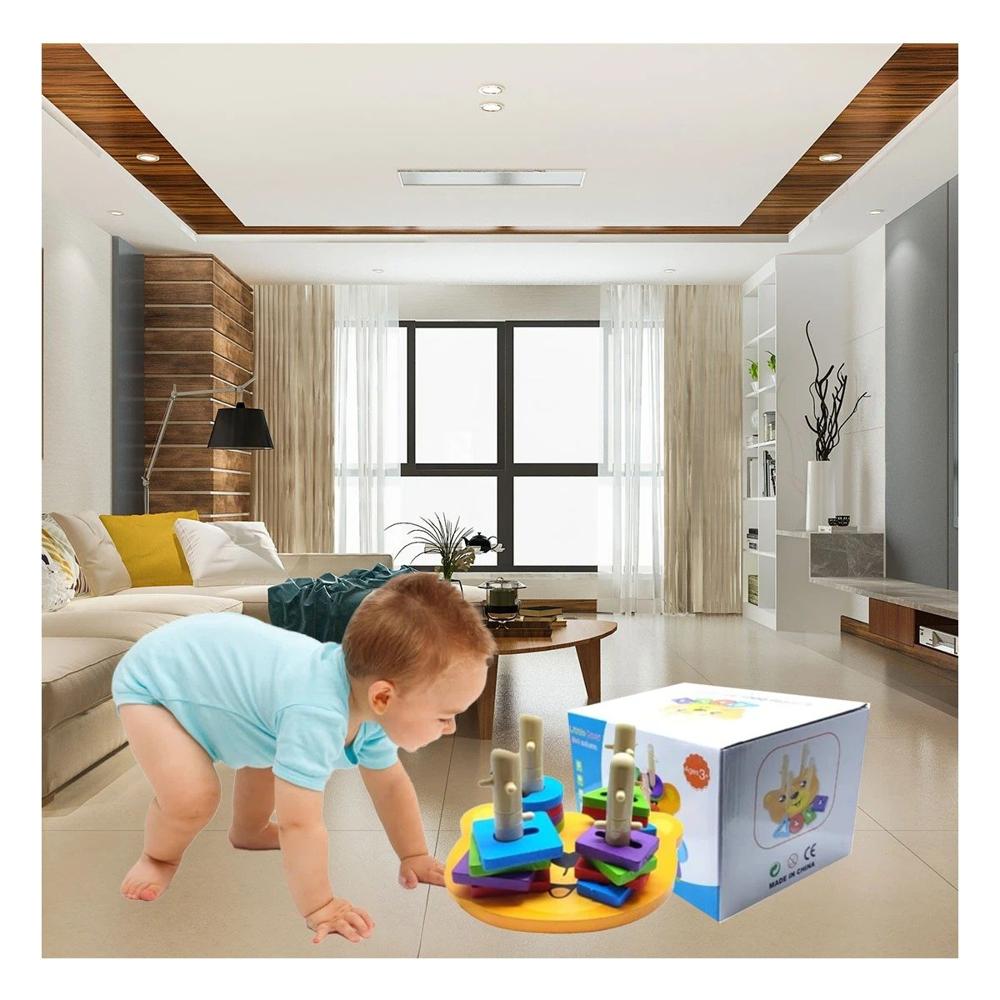 Pack6 Aprendizaje de Oso Encaje Didactico y Creativo Y+Regalo Sticker