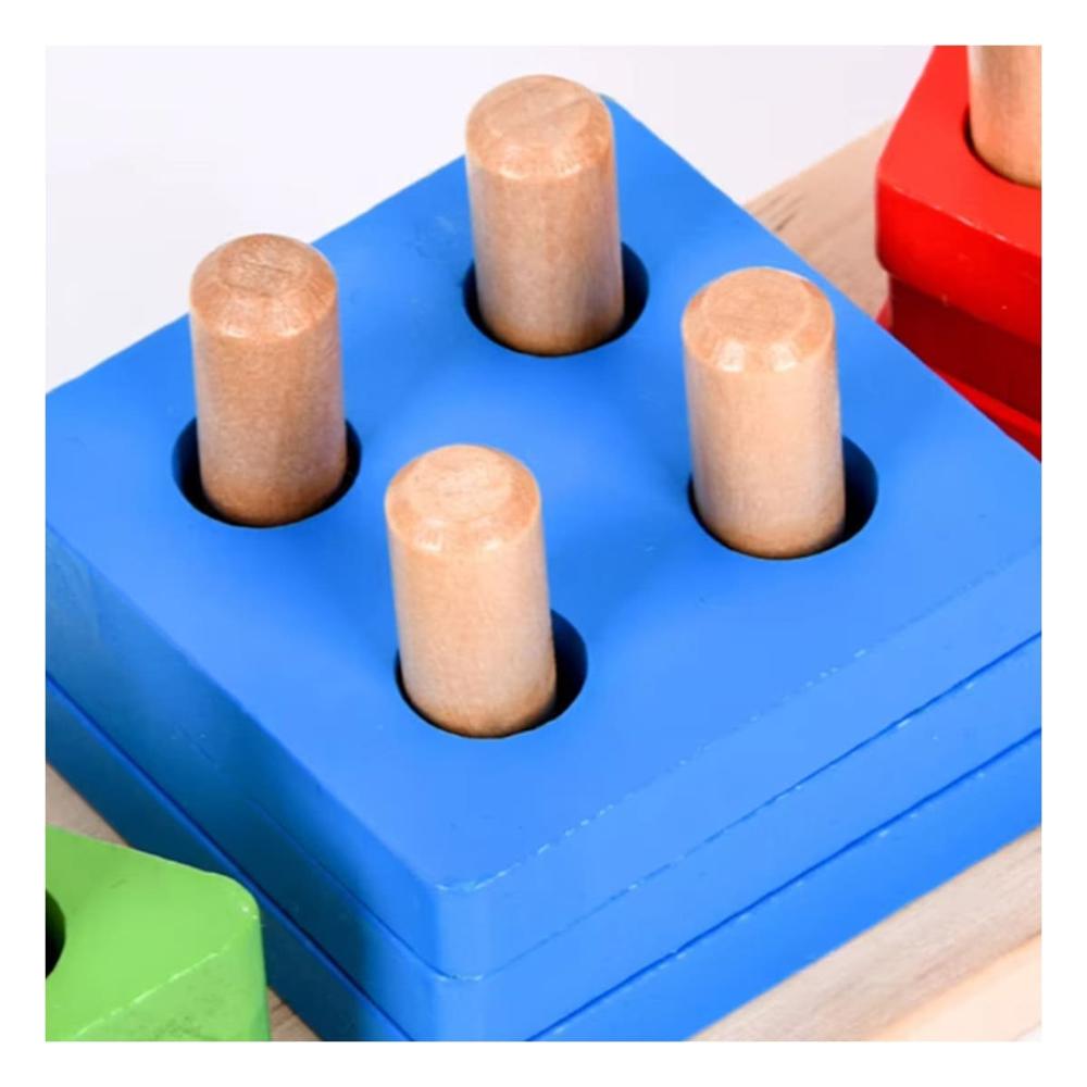 Pack12 Juego de Encaje Geometrico y Caja Chica Creativo Y+Papel Regalo