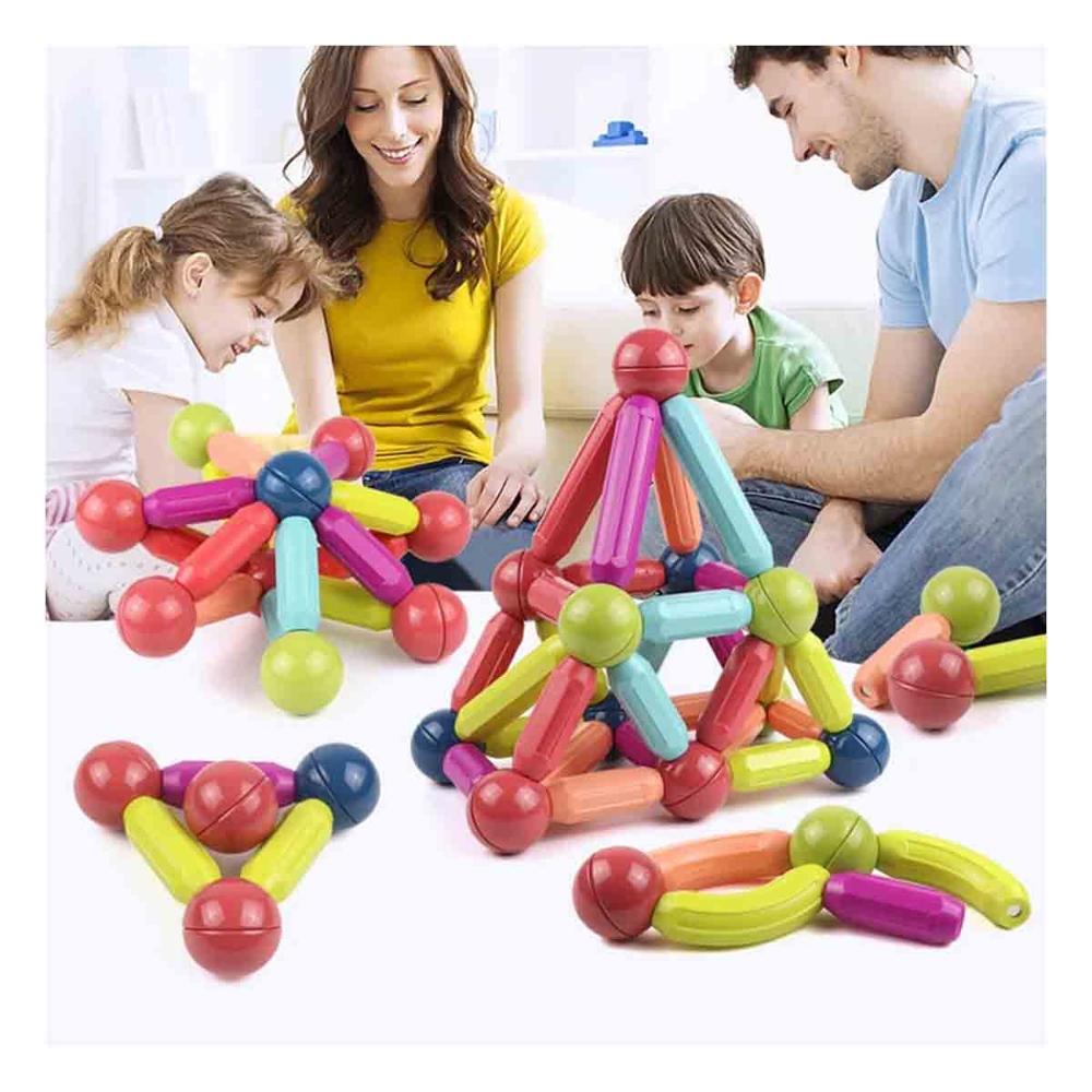 Conjunto Magnetico Piezas para Creatividad Educativa y Entretenimiento en Hogar Peru