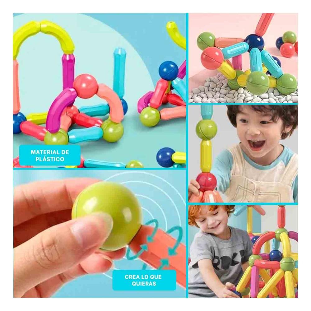 Paquete Magnetico Educativo con Piezas Creativas para Formas y Juego en Casa Y+Ligas Regalo