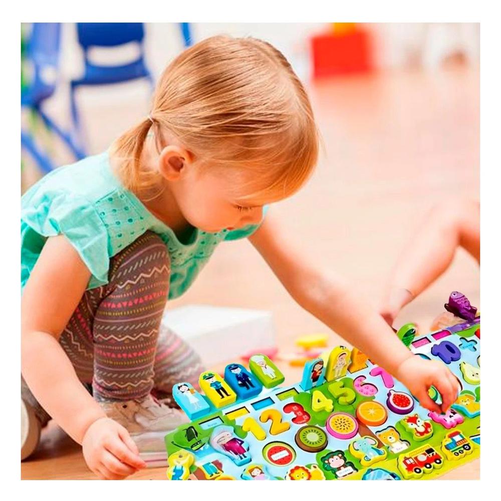 Educativo Pesca Numeros y Figuras para Niños Desarrollo Cognitivo y Juego Y+Post It