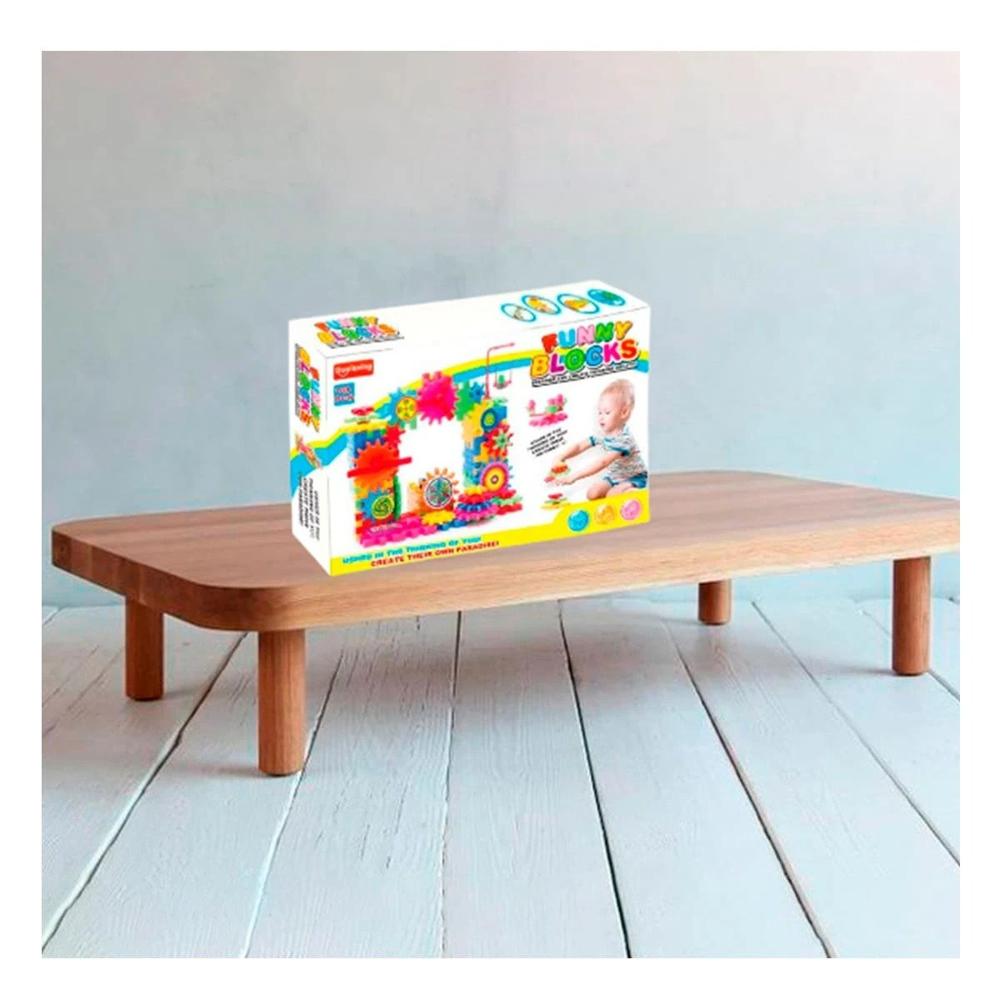 Juego de Aprendizaje de Granaje 108 Piezas para Niños Y+Papel Regalo