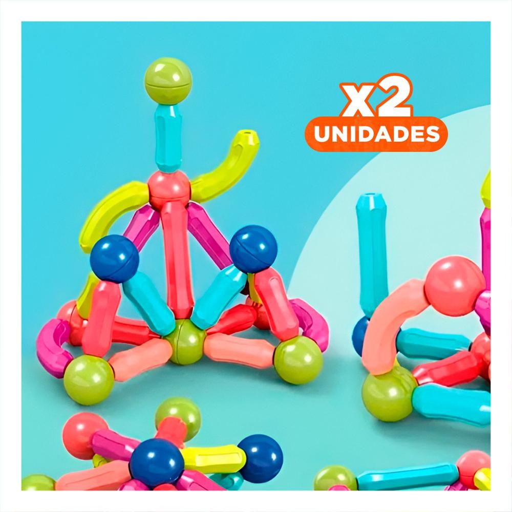 Pack2 Articulo Magnetico Piezas para Creatividad Educativa y Desarrollo Manual