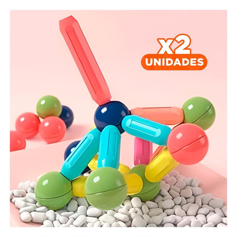 Pack2 Juego Magnetico Educativo con Piezas Creativas para Crear y Jugar en Casa