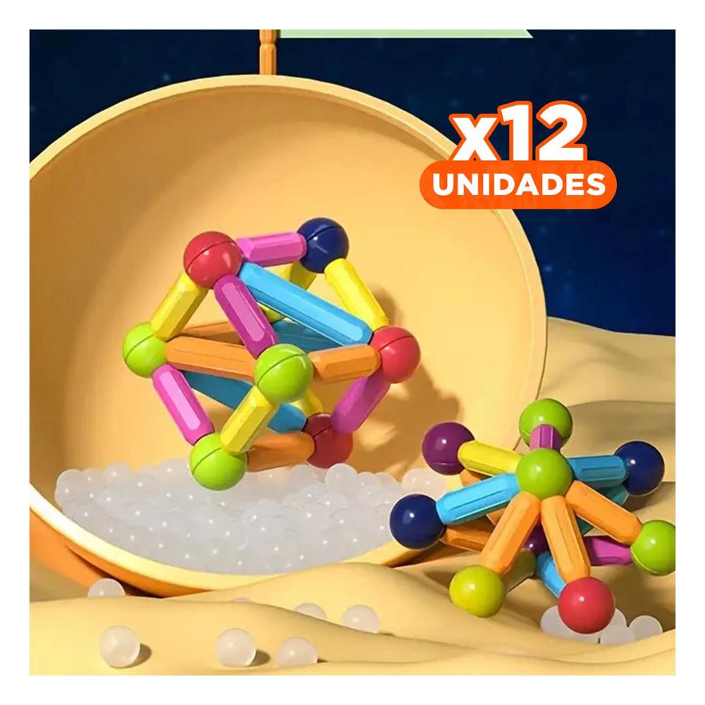 Pack12 Talento Magnetico Didactico para Hogar con Piezas Creativas Y+Papel Regalo