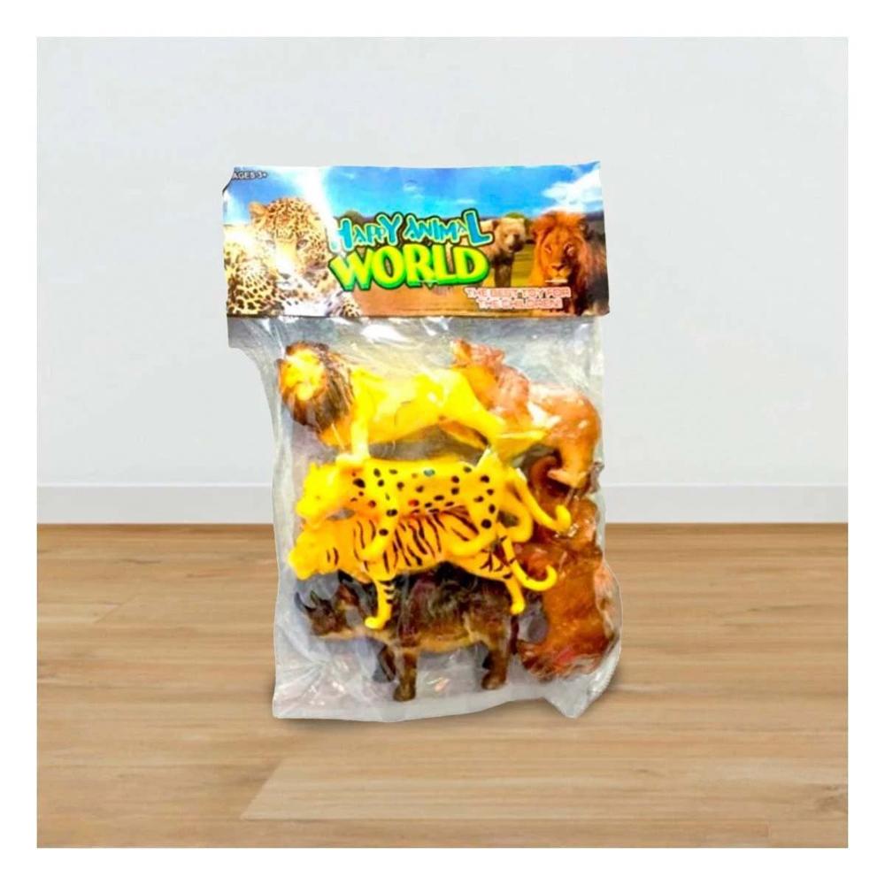 Juego Animales de Selva para Juguete Infantil en Bolsa para Diversion en Casa Y+Papel Regalo