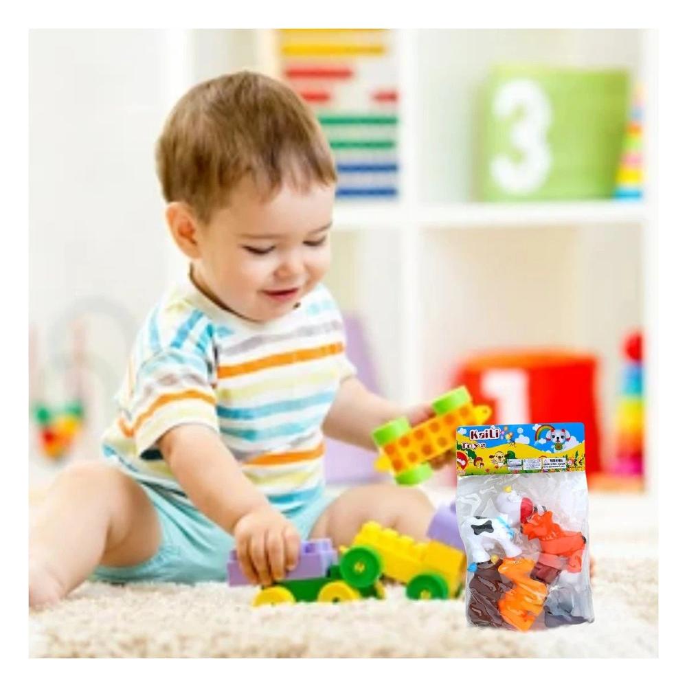 Coleccion de Animales Chillon de Granja con Sonido Agradable para Casa Y+Papel Regalo