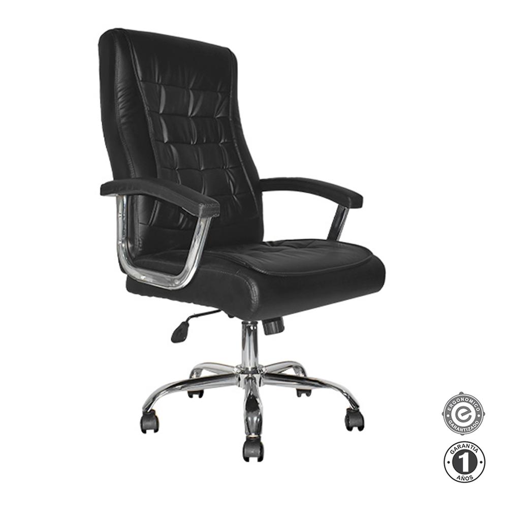 Silla Ergonómica Shiny Xh Presidente Negro Althea Confort