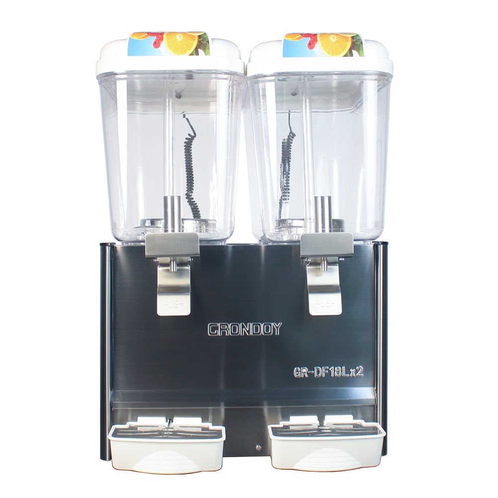 Dispensador de Bebidas Frías GRONDOY 2 Tolvas 36 L Compresor EMBRACO