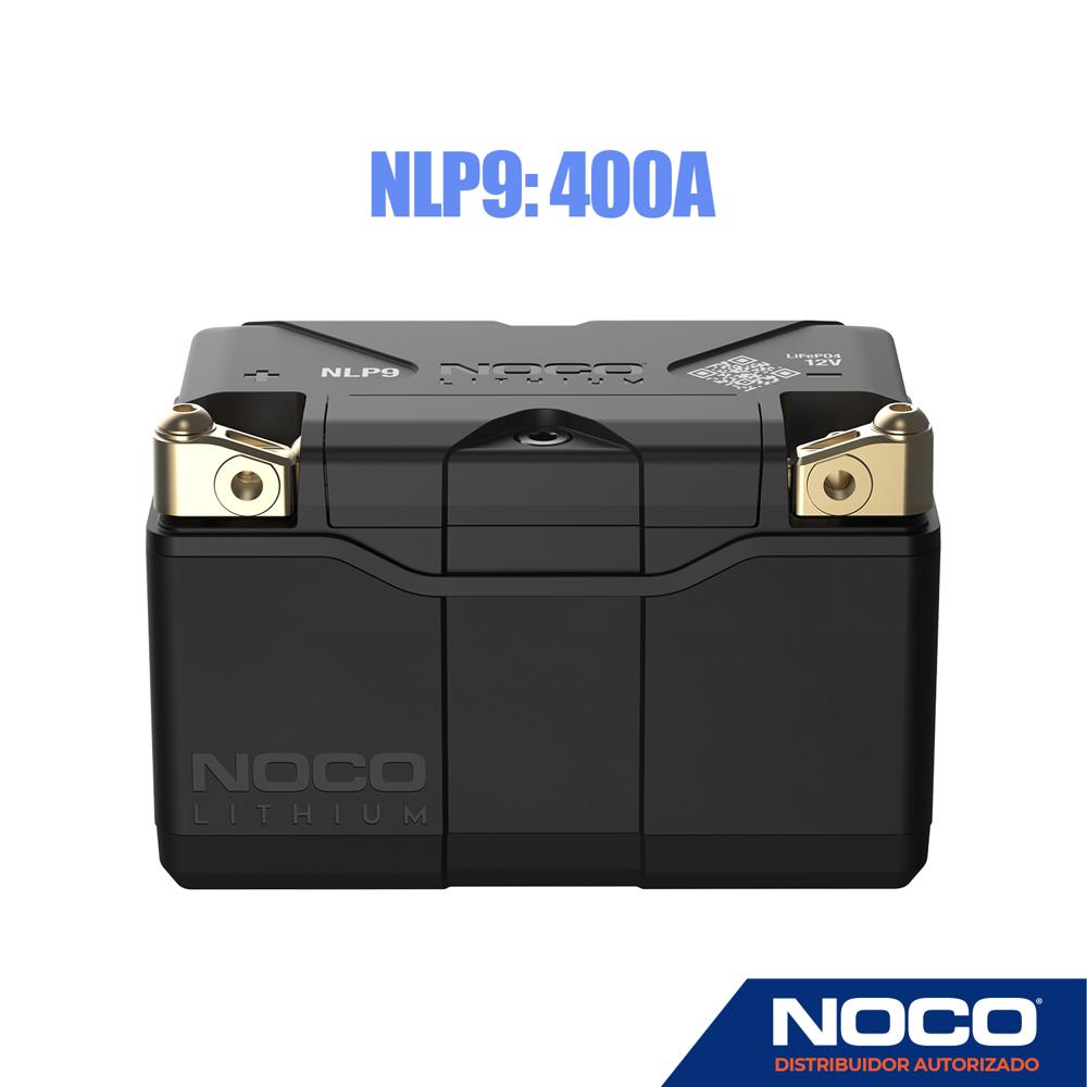 NOCO NLP9 Bateria Litio Moto 400 Amp YTX9-BS/BTX9-BS