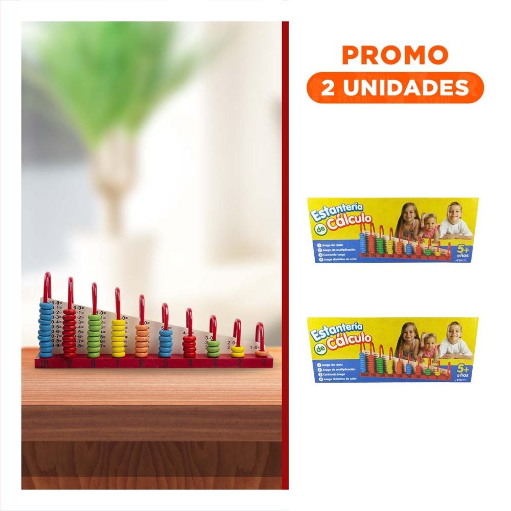 Pack2 Sistema de Calculos para Hogar con Diseno Funcional en Decoracion Blanca Y+Regalo Sticker