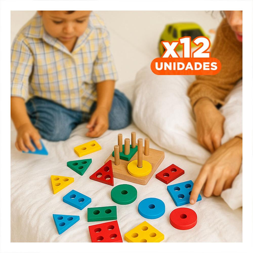 Pack12 Construccion Didactico Plantado para Niños Creativo y Aprendizaje Y+Papel Regalo