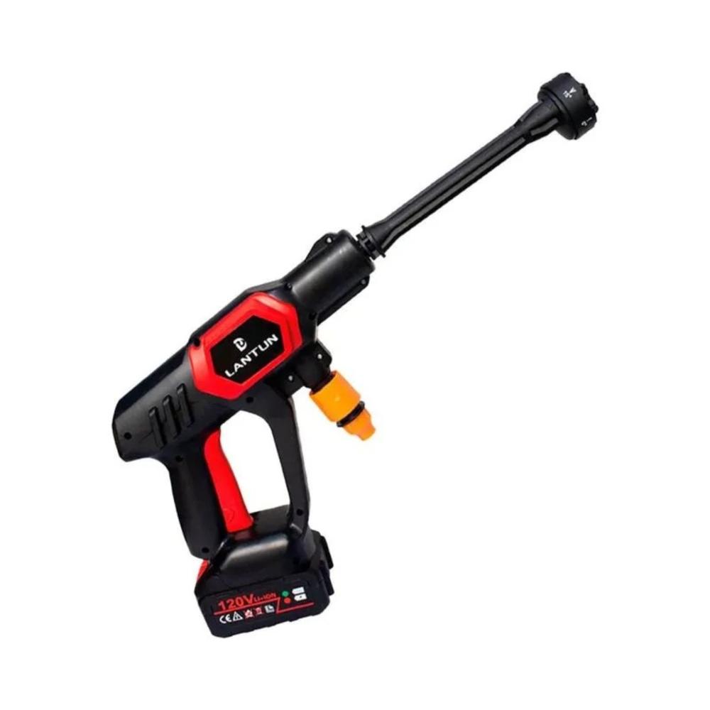 Hidrolavadora Portatil Lantun de 2 Baterías y 6 Tipos de Chorro de Agua