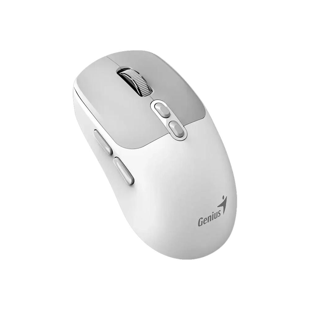 MOUSE GENIUS NX-8080S BT AI COPILOT DUAL WIRELESS BLANCO
