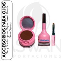 Gel y Sombra para Cejas Sweet Hearts Tono Oscuro