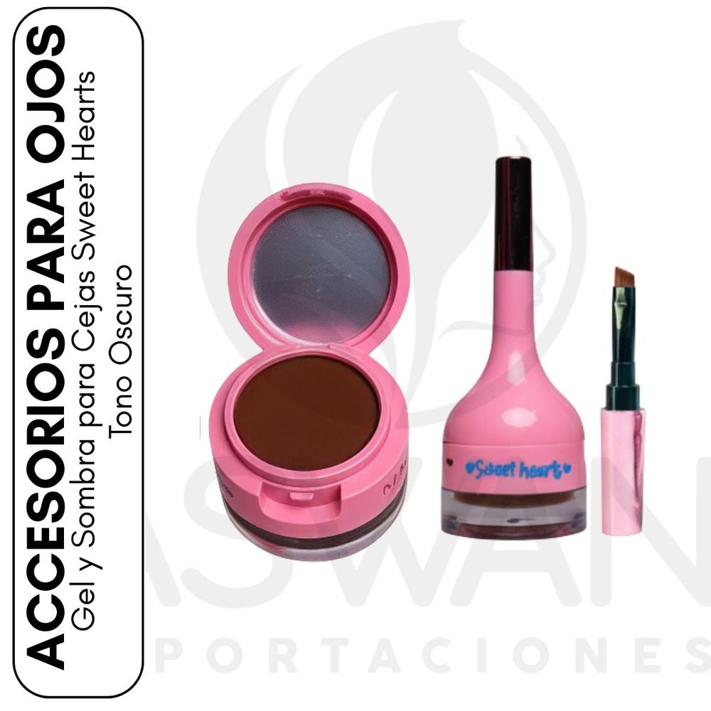 Gel y Sombra para Cejas Sweet Hearts Tono Oscuro