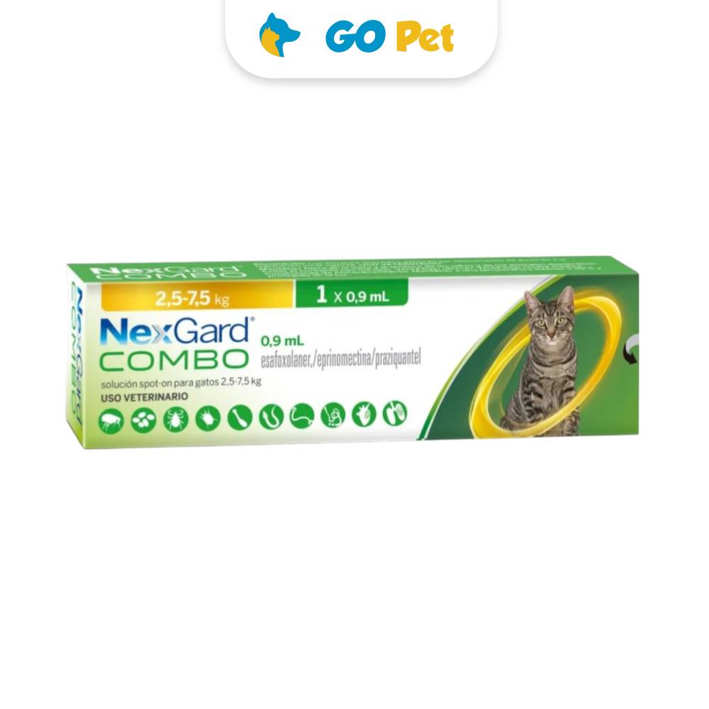 Nexgard Combo Gato 2.5 Kg a 7.5kg x 1 Pipeta