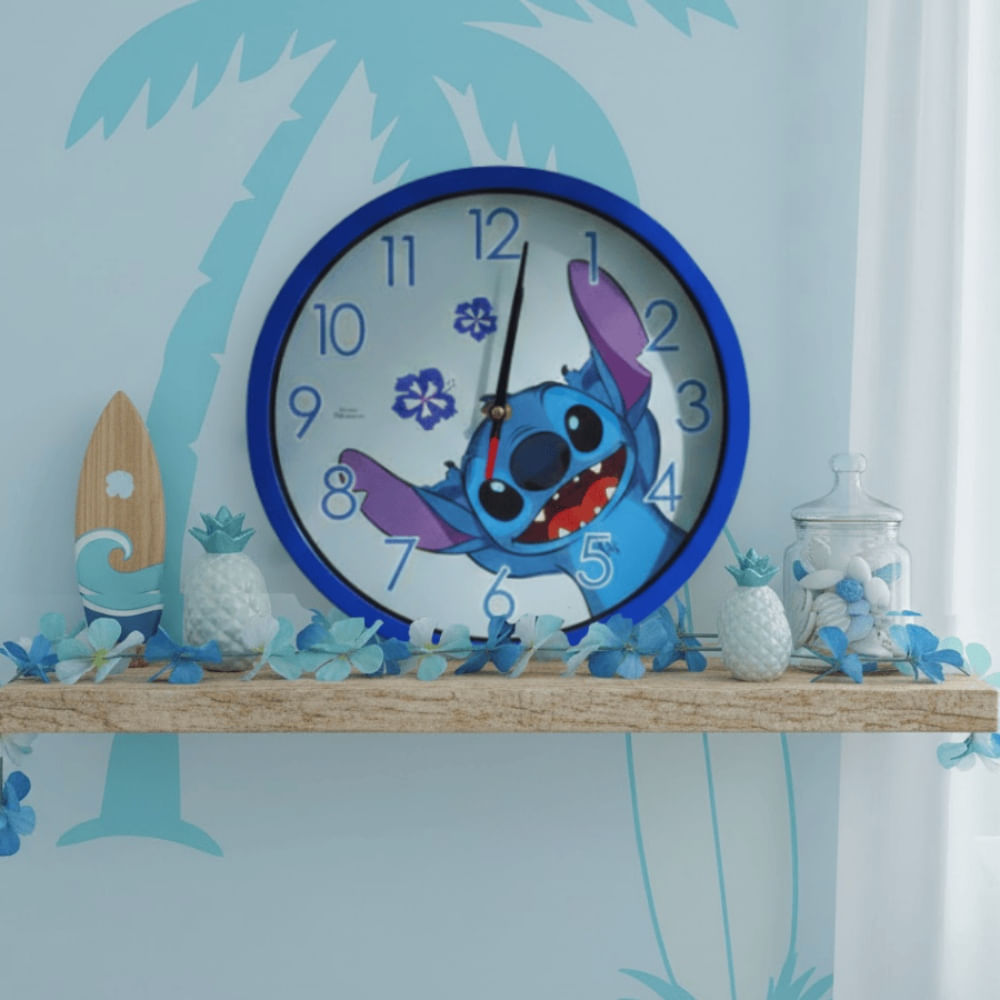 Reloj Stitch Feliz 25cm