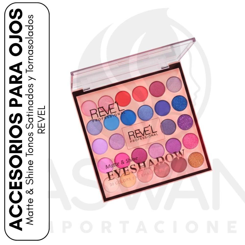 Matte & Shine Tonos Satinados y Tornasolados REVEL