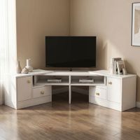 Mesa de TV 80'' Eunah Blanco | Masiva Home
