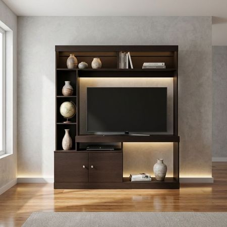 Mesa de TV 60'' Jordan Marrón | Masiva Home