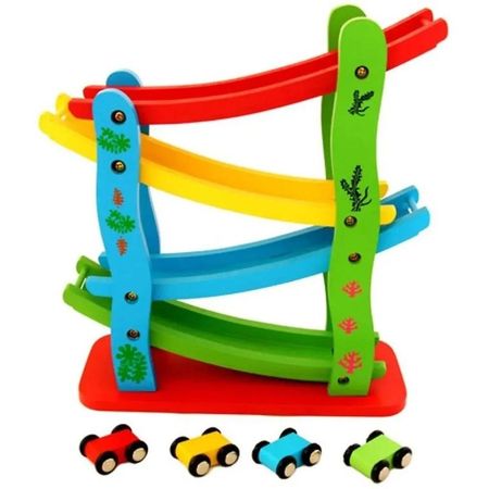 Pista De Carritos En Zigzag Montessori  Diversión que Educa