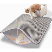 ALFOMBRA Mágica Atrapa Arena para Mascotas Gris 45X60CM