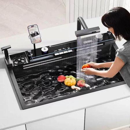 Lavadero Multifuncional de Lujo con Porta Celular LUX-BSA6034