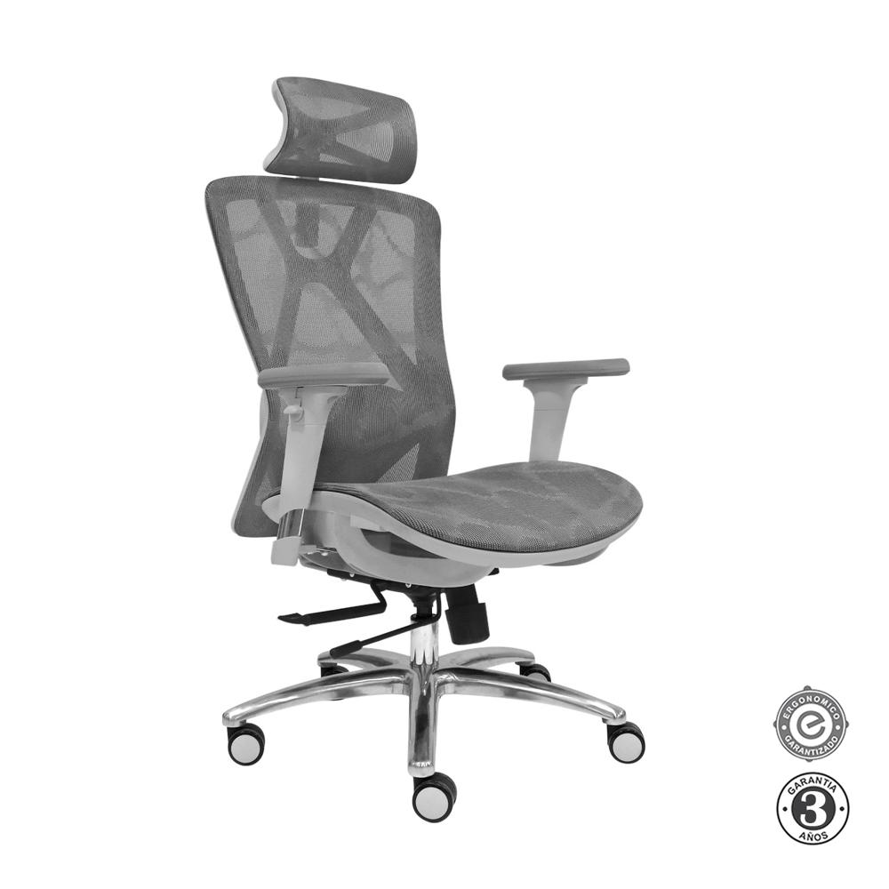 Silla Ergonómica Levi Plus II Presidente Gris Althea Confort