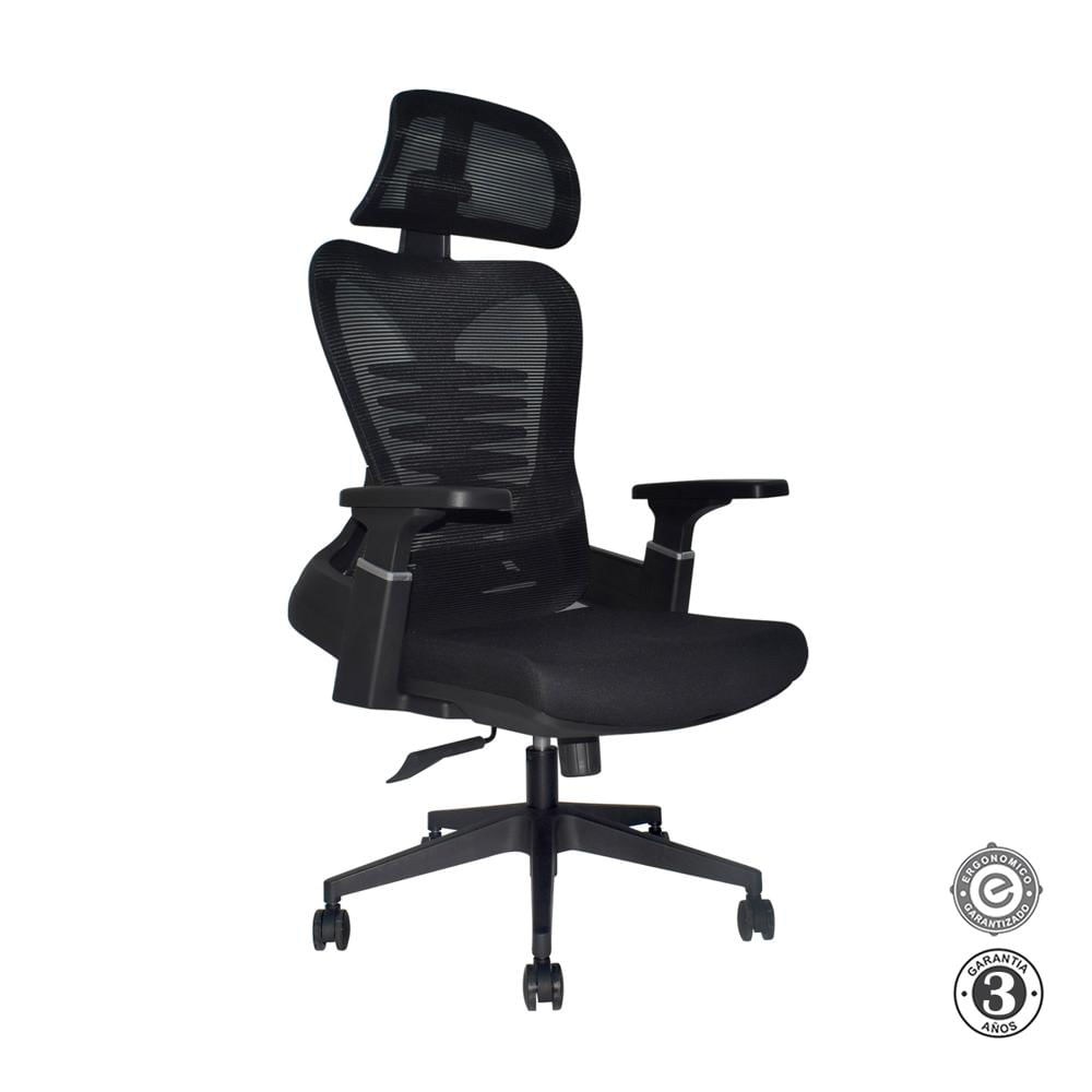 Silla Ergonómica Biox Negro Althea Confort