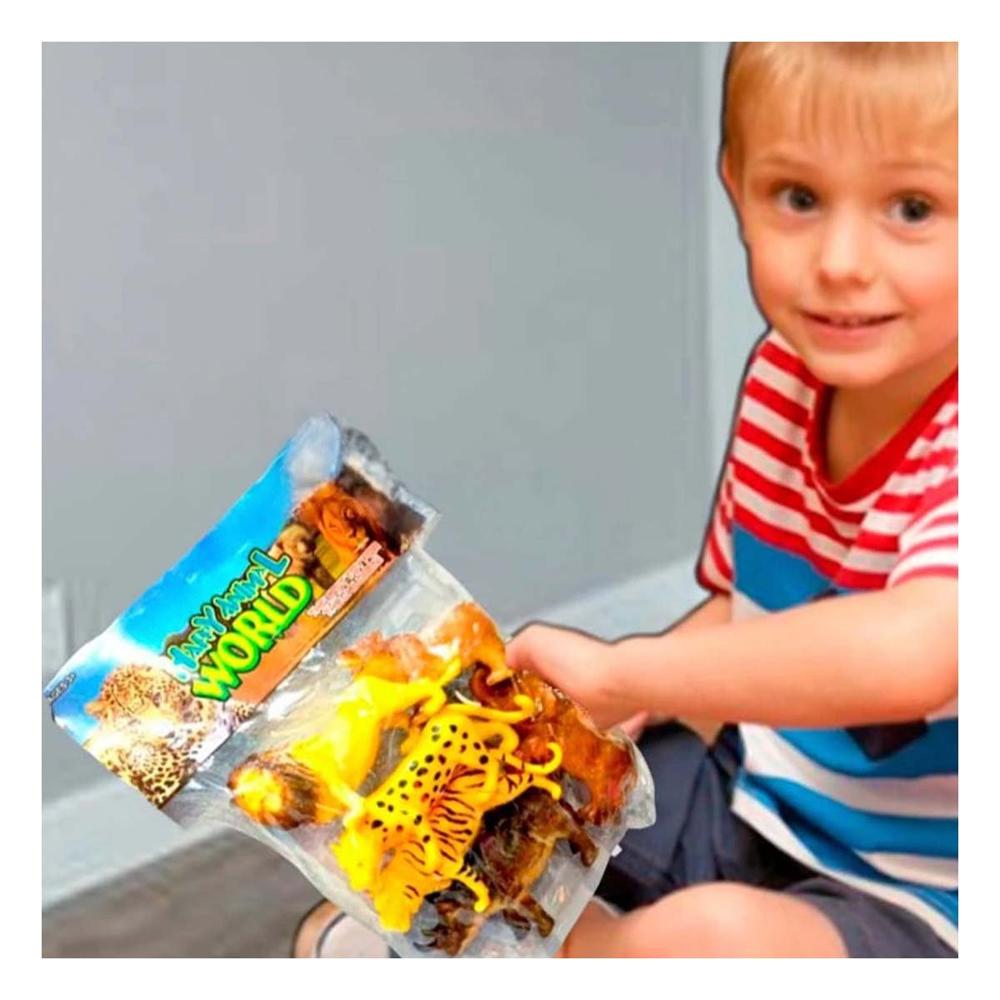 Kit Animales de Selva para Juguete Infantil en Bolsa para Diversion Diaria Y+Post It