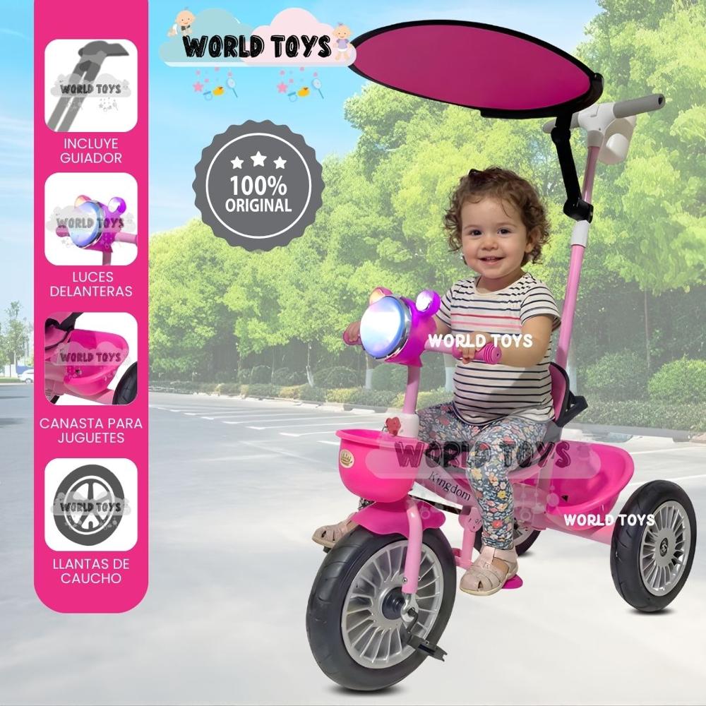 Triciclo con Guiador JANUCK Edición Especial Pink