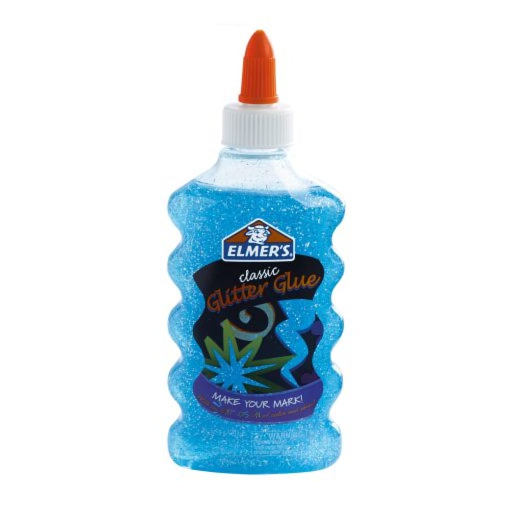Pegamento Elmers Slime Glitter Azul 2048792