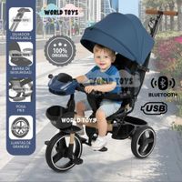 Triciclo Guiador para Niños LIGEND SUPRA Edición Limitada Blue
