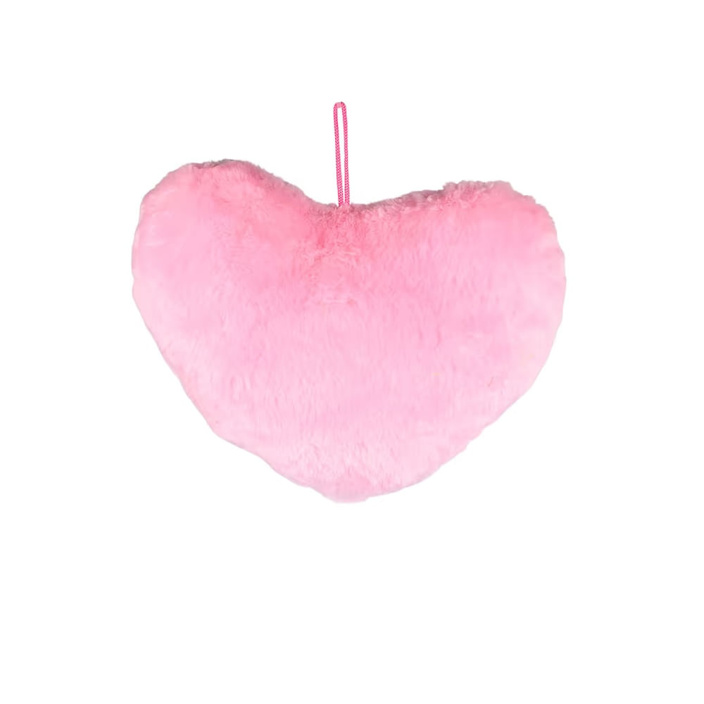 FELIZ DIA MAMA - CORAZÓN DECORATIVO DE POLIÉSTER ACABADO AFELPADO