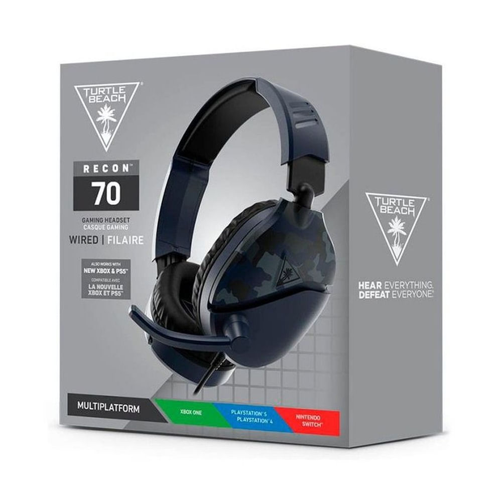 AUDIFONO PS4 TURTLE BEACH EARFORCE RECON 70P AZUL CAMU