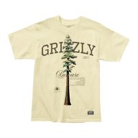 POLO GRIZZLY GRIPTAPE TALLEST PINE MANGA CORTA CREMA