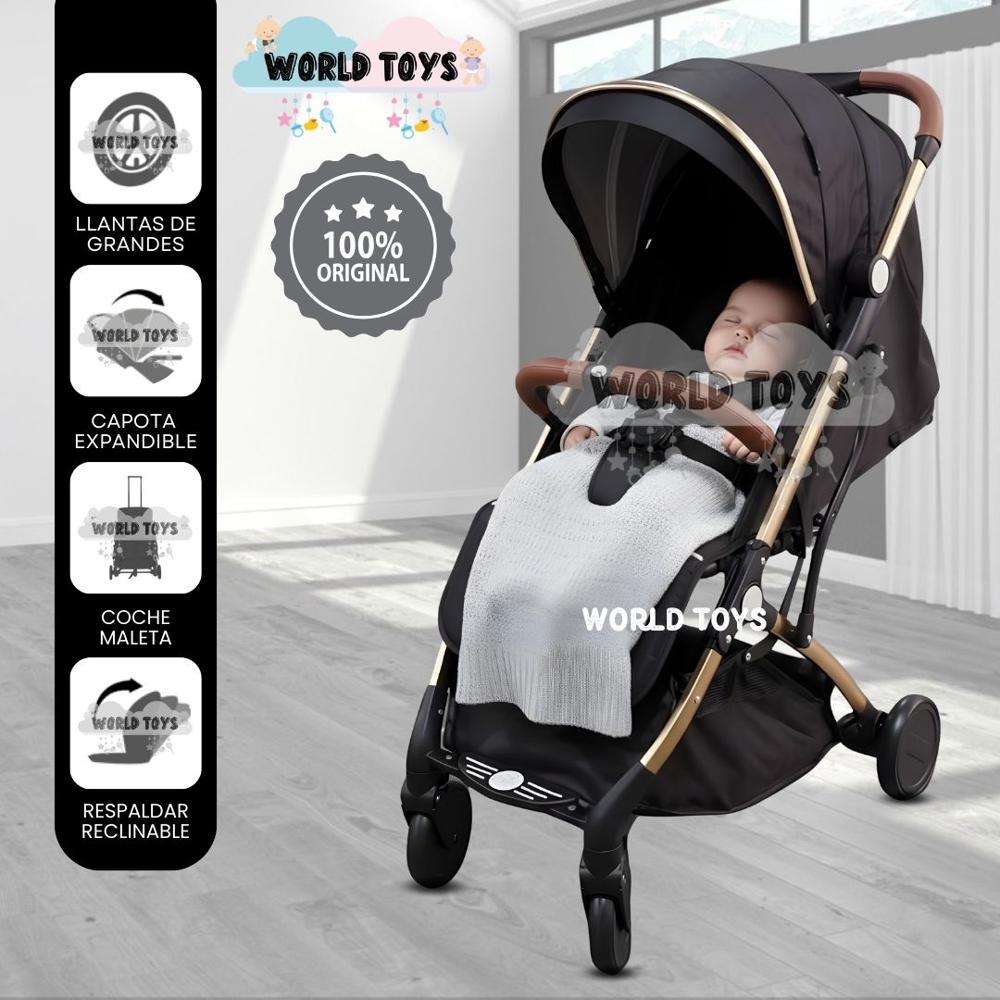 Coche Maleta de Paseo SEKKI GOLD Versión Limitada Black