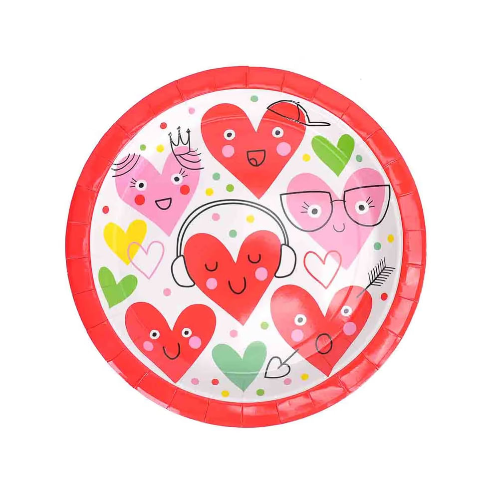 FELIZ DIA MAMA - Platos de Carton Set de 10Pzs